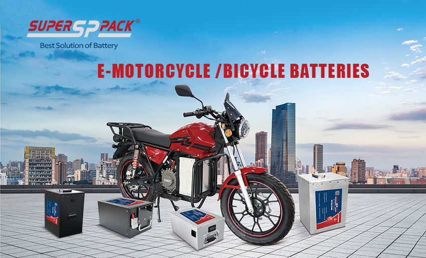 E-Motorcycle bicycle batteries