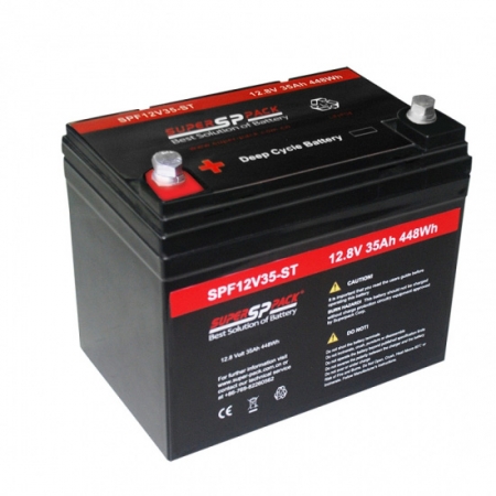 solenergibatteri-12V 35Ah litiumjonbatteri 
