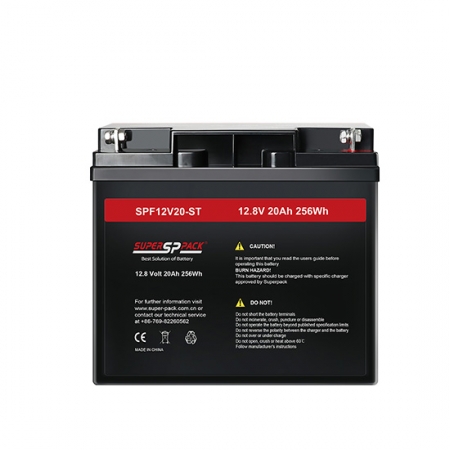 uppladdningsbart litium lifepo4 batteri 12v20ah för golfvagn 