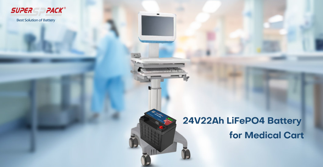LiFePO4-batteri för medicinsk vagn