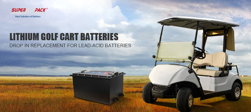 Superpack Lithium Golf Cart batterier