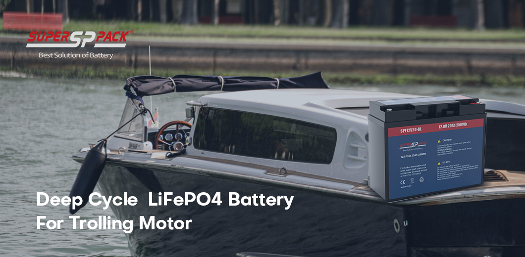 Deep Cycle LiFePO4-batteri för trollingmotor