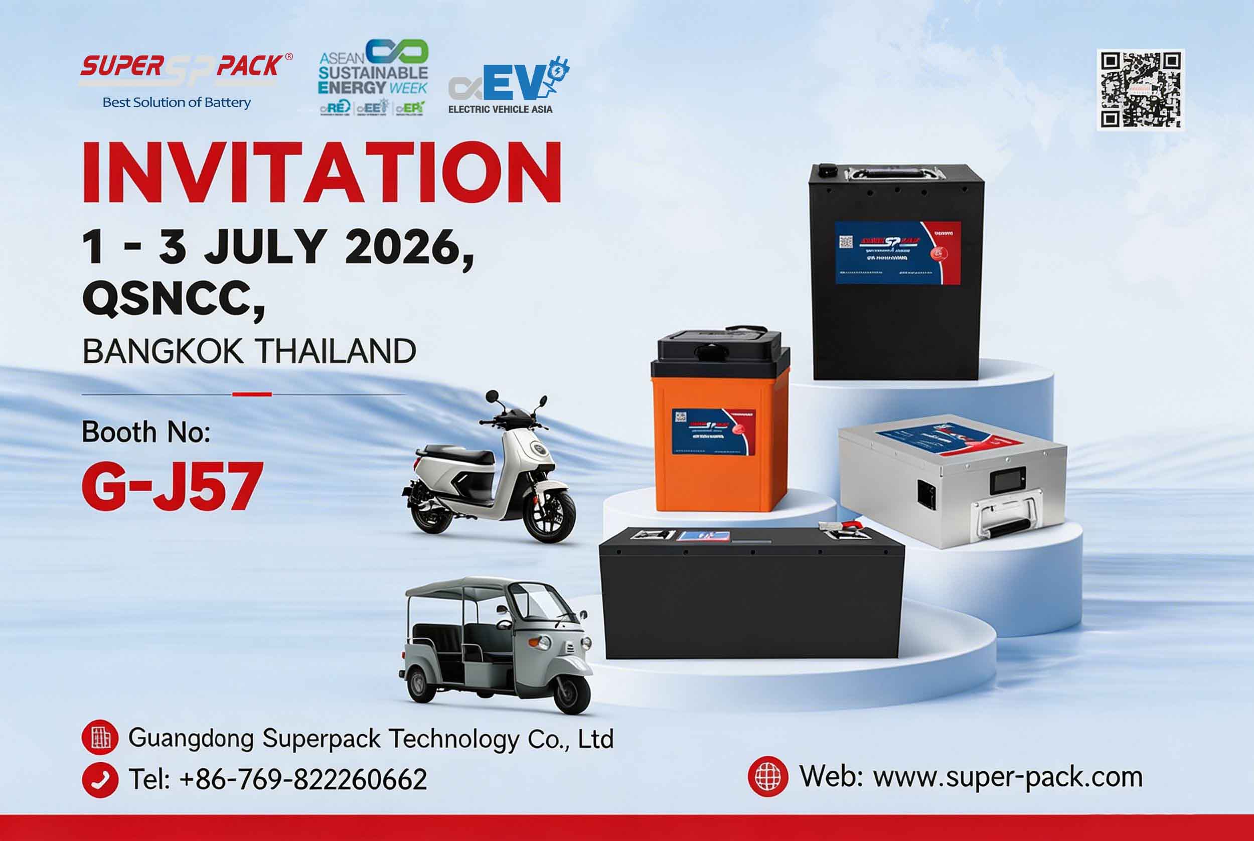 Superpack på Asia Sustainable Energy Week 2026 - QSNCC, Bangkok